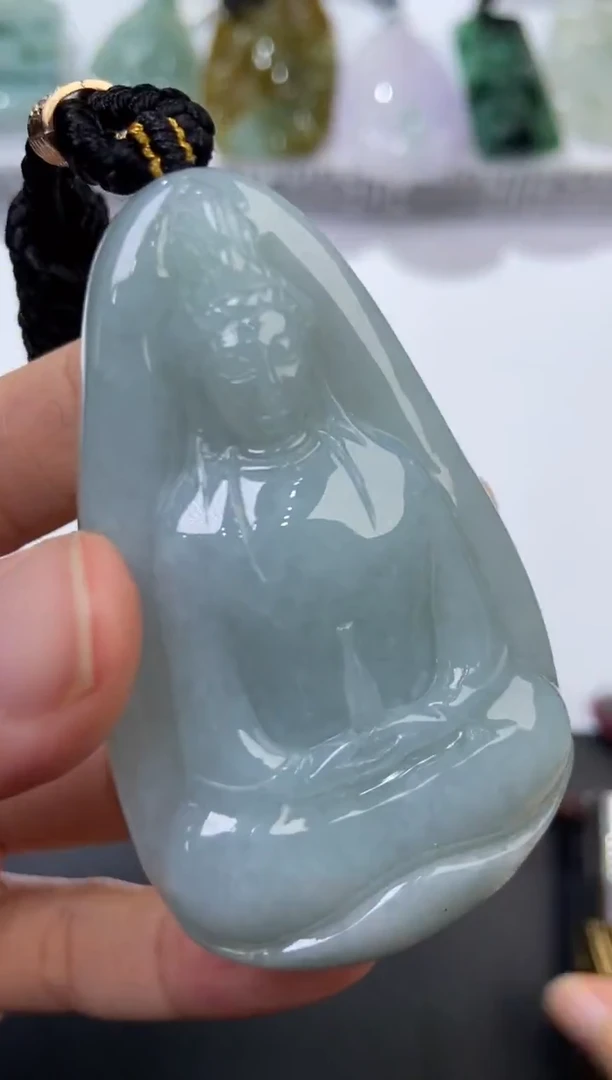 未镶嵌挂件翡翠374955  多人