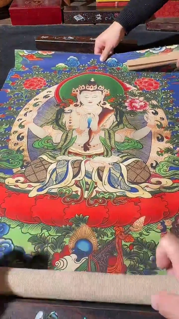 卷轴画藏式珍藏彩绘艺术馆54