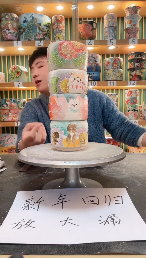 【闪购商品】瓷片默认微瑕一物一拍0209-250-4个