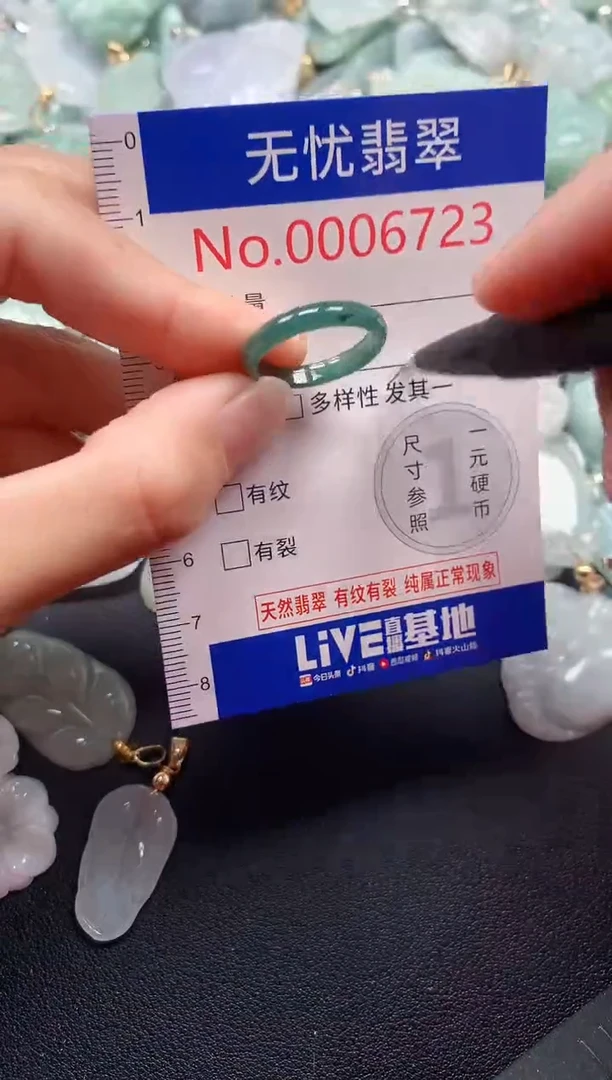 吊坠(不含链)未镶嵌翡翠6723