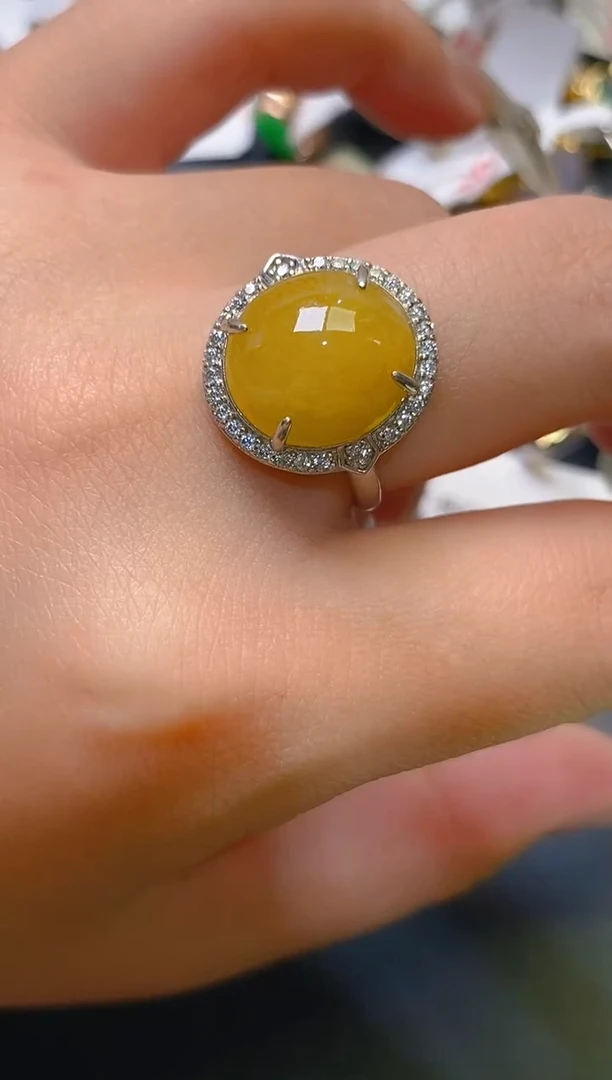 【闪购商品】翡翠耳饰银S925镶嵌天然A货翡翠1