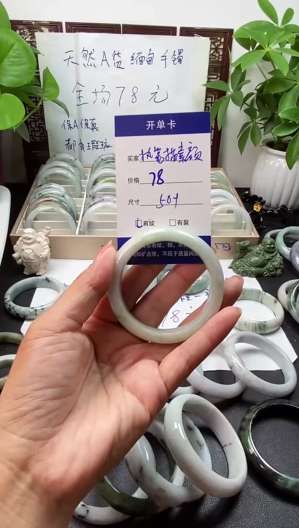 未镶嵌手镯翡翠执***颜翡翠手镯#13