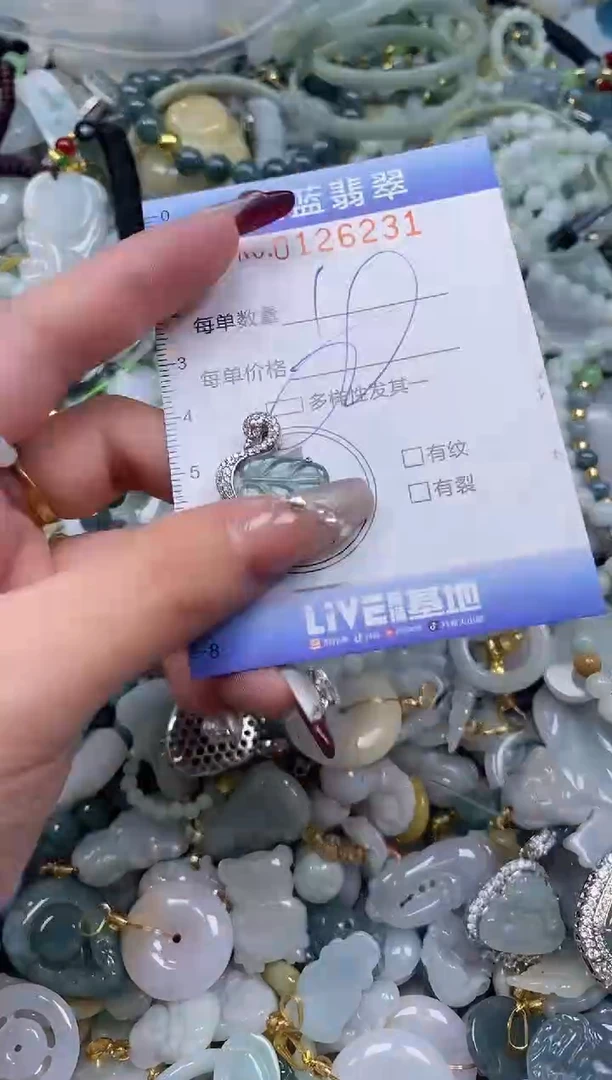 【闪购商品】翡翠颈饰未镶嵌闪购0126231多样性发其一