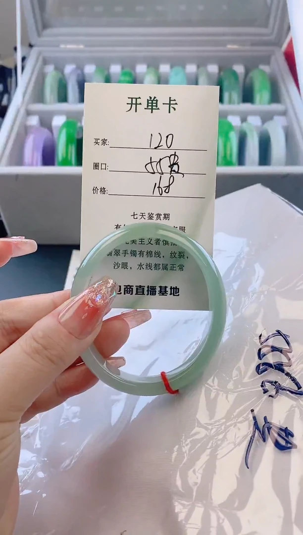 未镶嵌手镯翡翠120