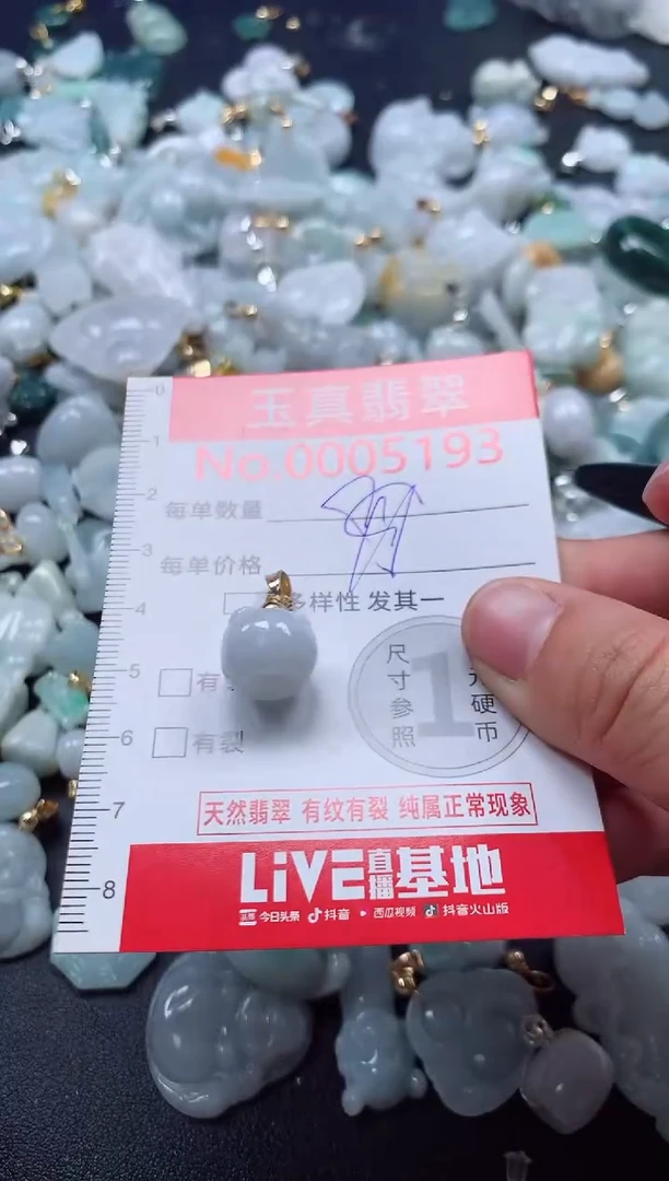 吊坠(不含链)未镶嵌翡翠5193