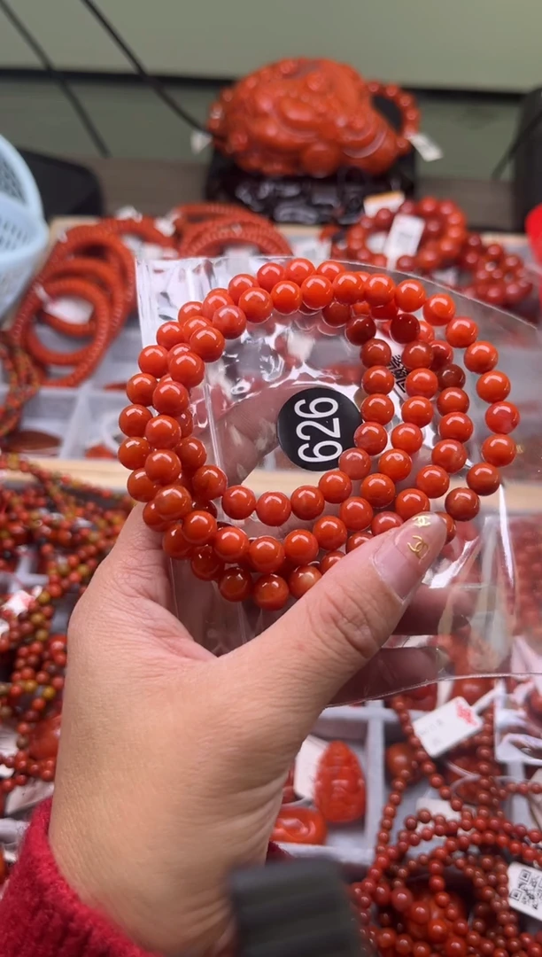 【闪购商品】南红玛瑙珠宝奇石未镶嵌626-7+