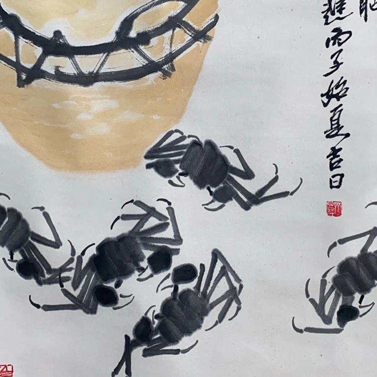 DY5406齐先生 花鸟 纸本67*52 2351