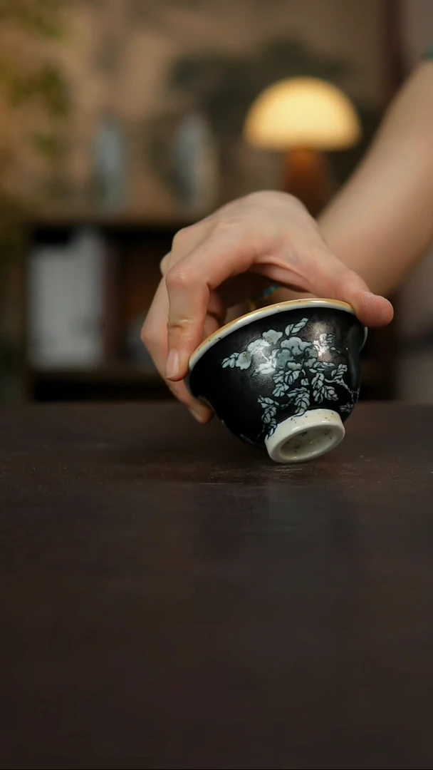 杯景德镇陶瓷杯碗柴烧多人