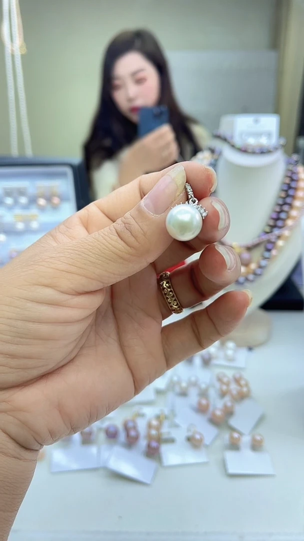 未镶嵌万能扣淡水珍珠白色系万能扣