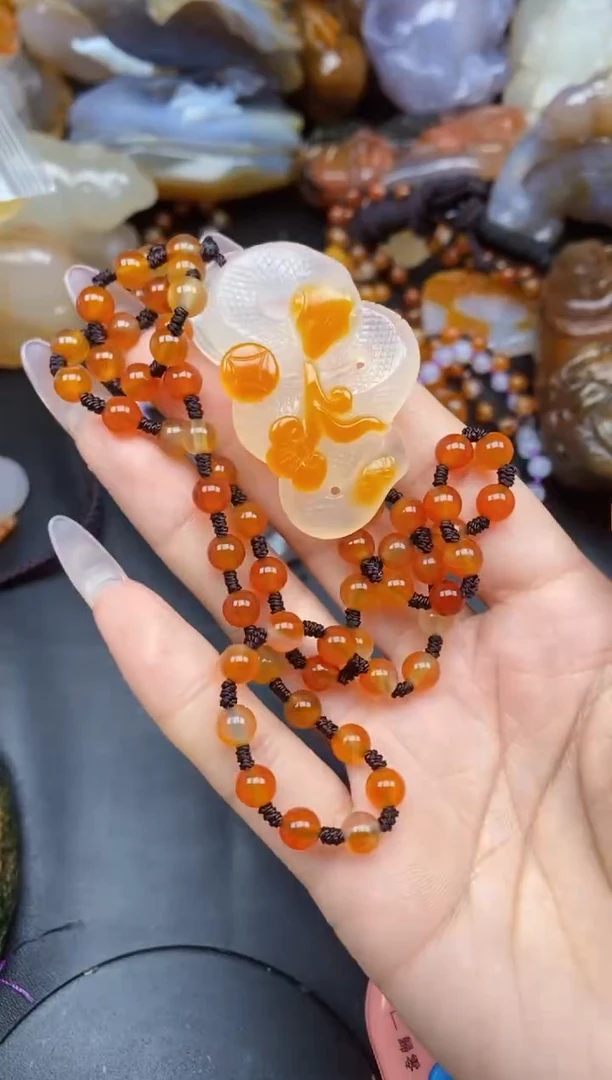 【闪购商品】玛瑙/玉髓颈饰未镶嵌ll