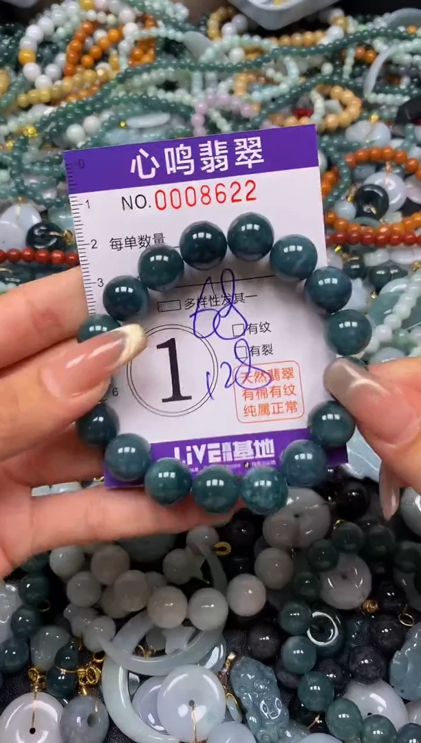 翡翠未镶嵌颈饰闪购008622