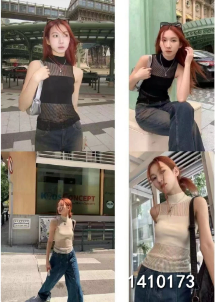 小妳XiaoNi———（春秋款针织背心1410173）