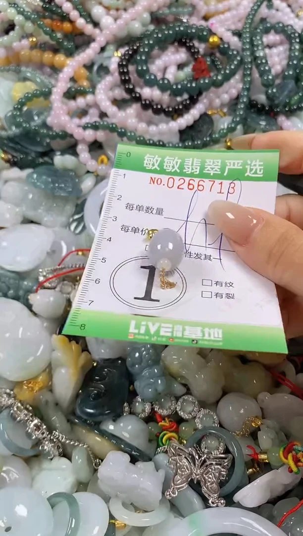 翡翠未镶嵌颈饰闪购0266713