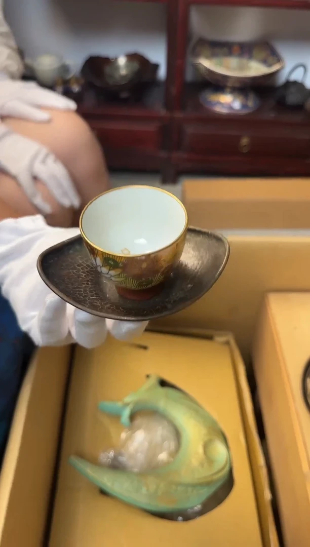 琉璃手工艺品中古日瓷斋，天天好物^_^