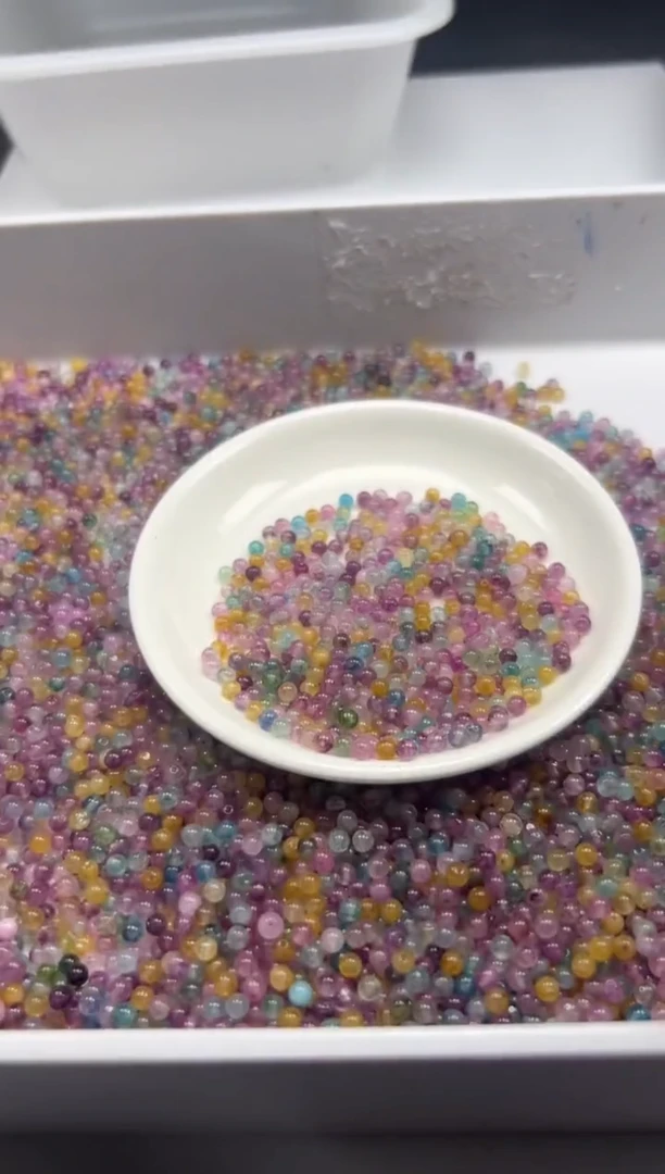 未镶嵌颈饰碧玺w2525彩虹碧玺4mm*100颗