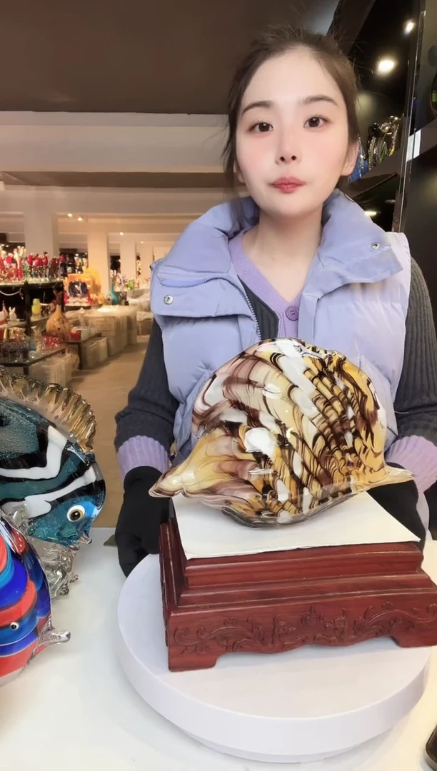 【闪购商品】茶盏琉璃摆件家居摆件