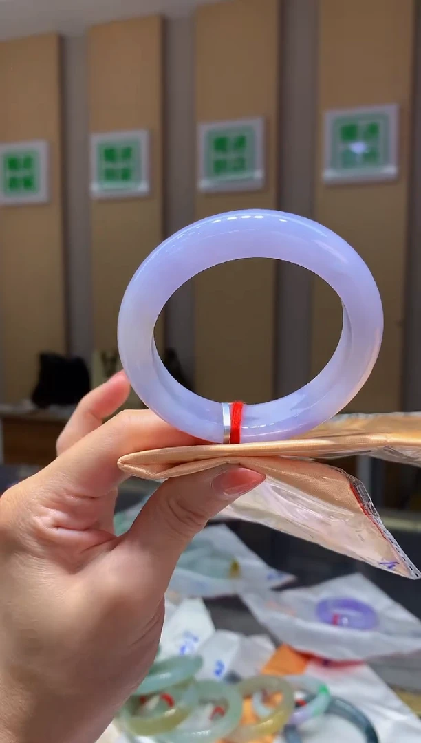 未镶嵌手镯翡翠-XX25 圈口53.2