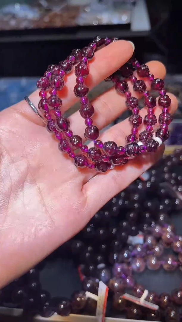 未镶嵌手串石榴石L6-多样性发其一