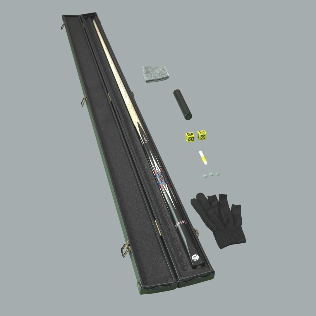 晖煌血刃一体通杆小头台球杆中式黑八斯诺克九球英式手工桌球杆