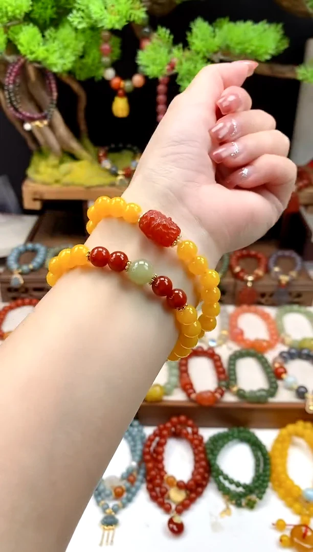 未镶嵌玛瑙手饰2圈