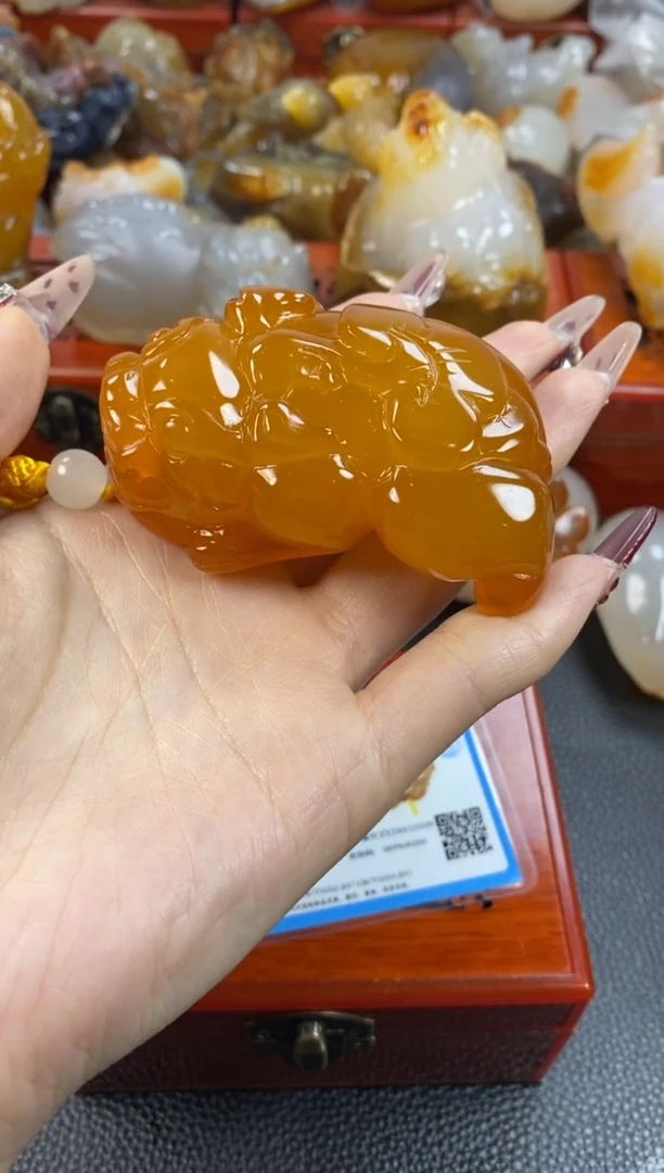 【闪购商品】玛瑙/玉髓手把未镶嵌1