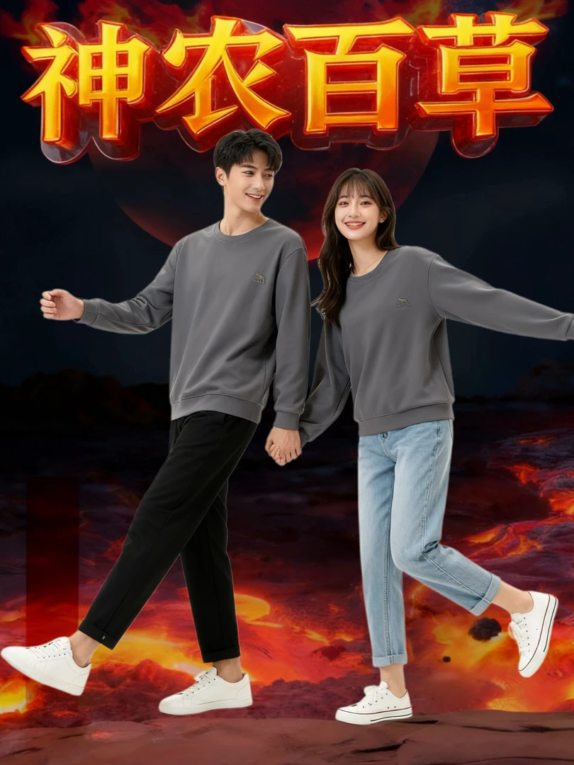 美~卡~狼百草卫衣加厚款-6188