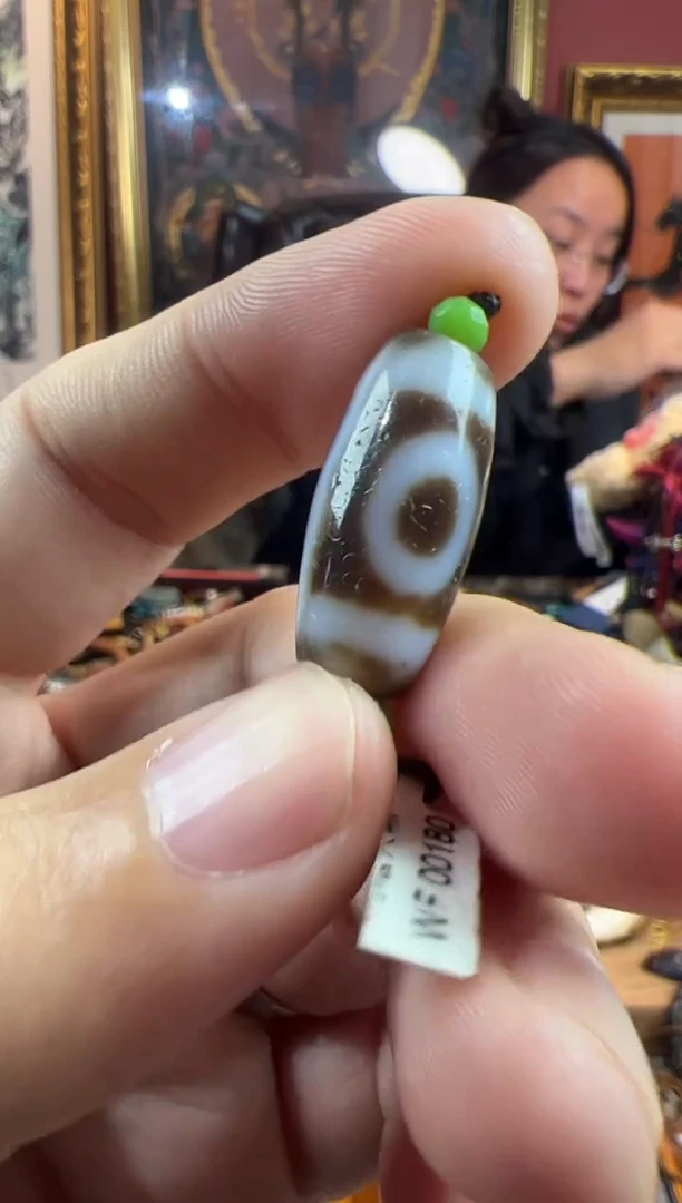 未镶嵌.玛瑙/玉髓20号 两眼玛瑙配饰套装ylp