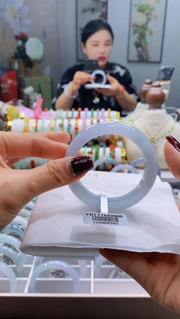 未镶嵌手镯翡翠122/53.6/11.6*8.8