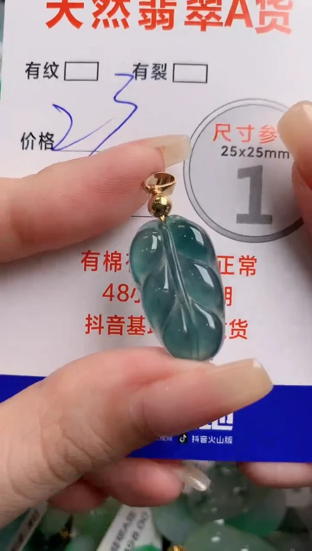 翡翠未镶嵌颈饰23000369
