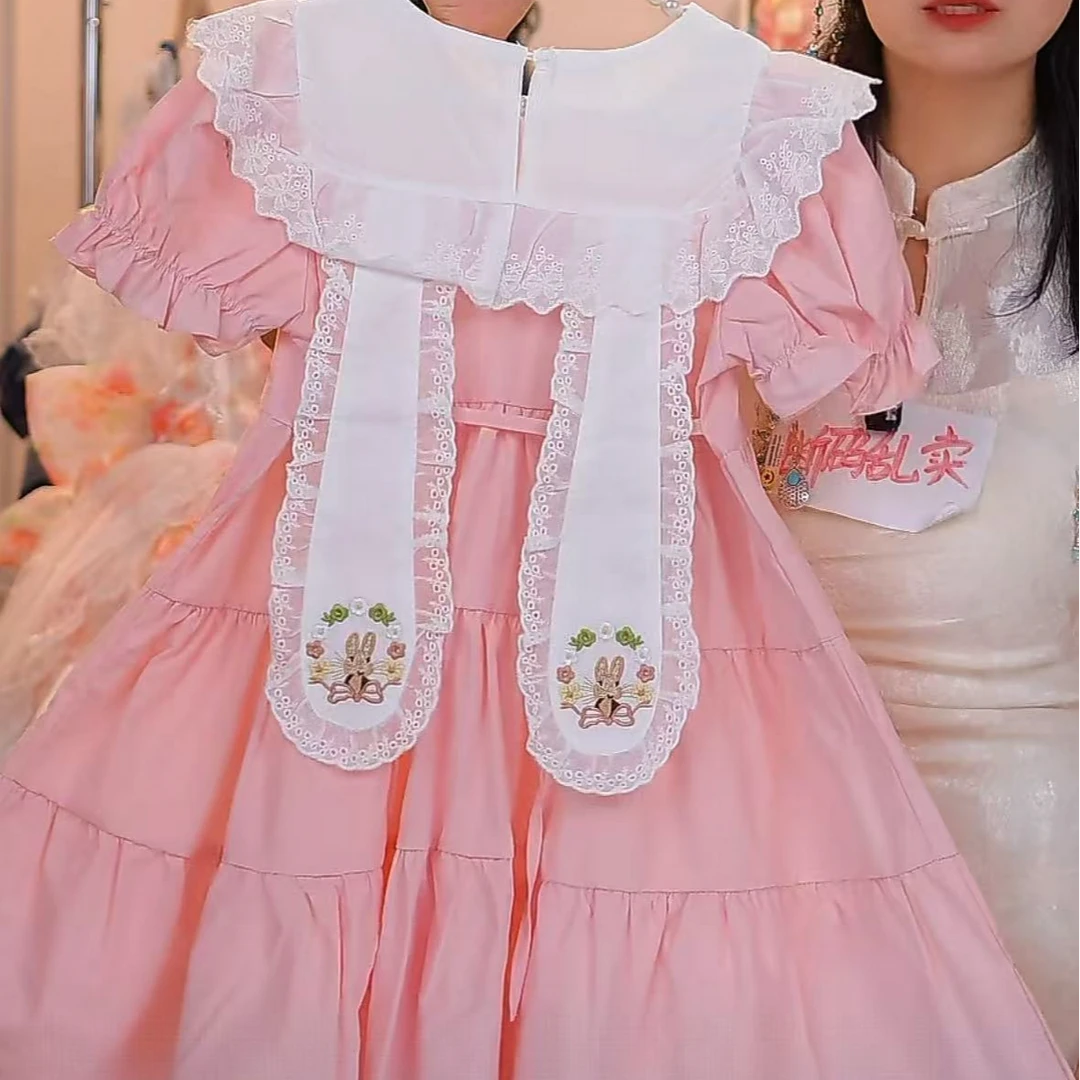【彼得兔】【兔耳朵】-连衣裙】仙女裙2025新款女童连衣裙