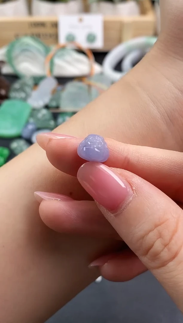 颈饰未镶嵌翡翠财财