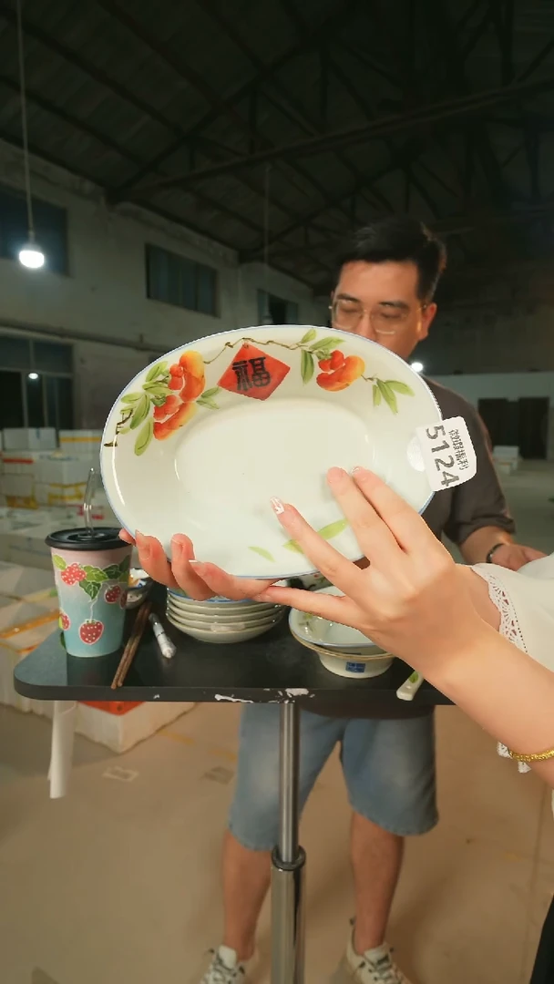 陶瓷景德镇高温釉下手绘陶瓷