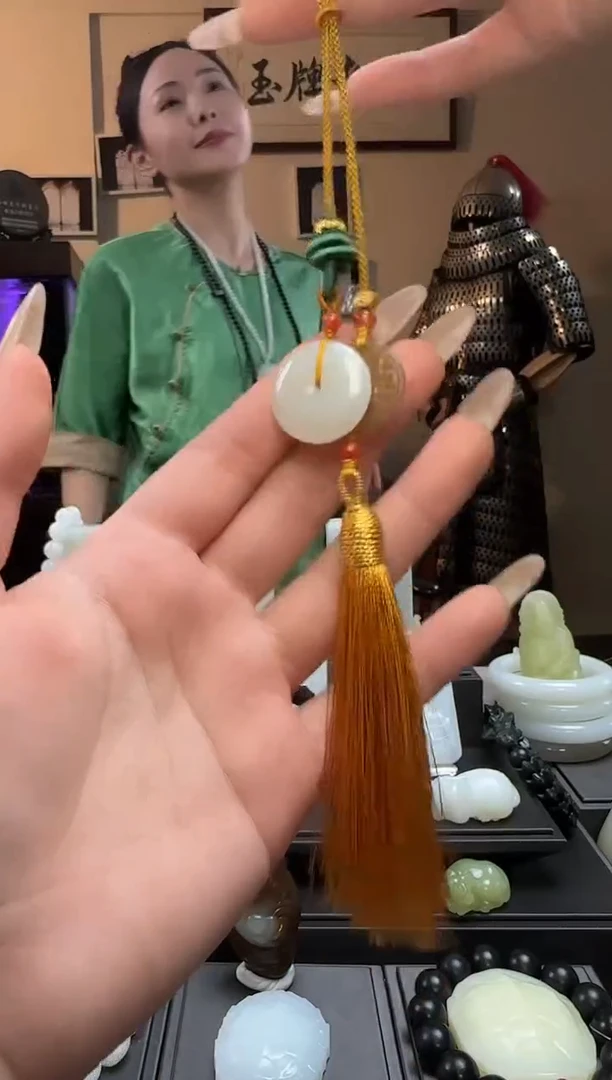 【闪购商品】和田玉平安扣未镶嵌挂坠