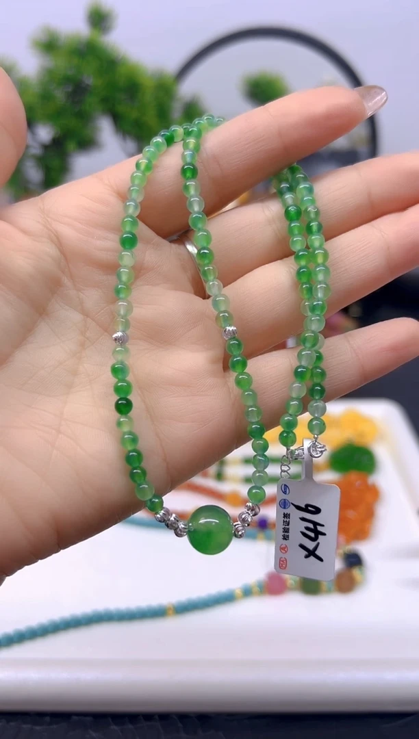 【闪购商品】翡翠项链未镶嵌项链X416