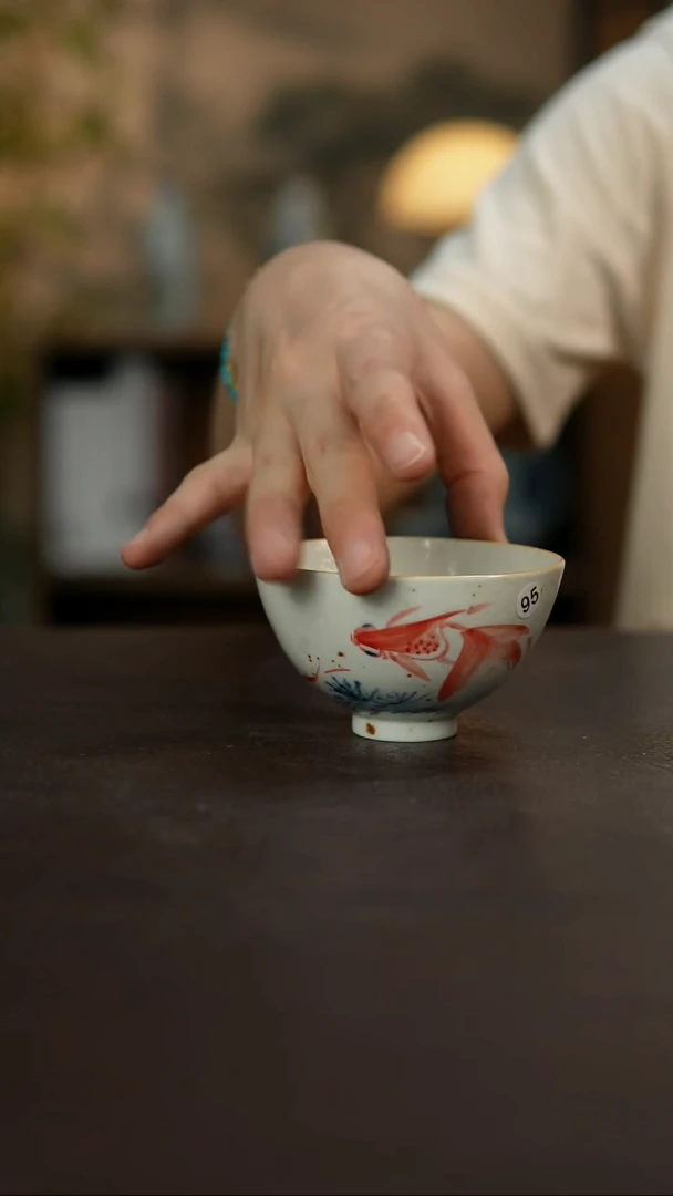 杯景德镇陶瓷杯碗柴烧多人