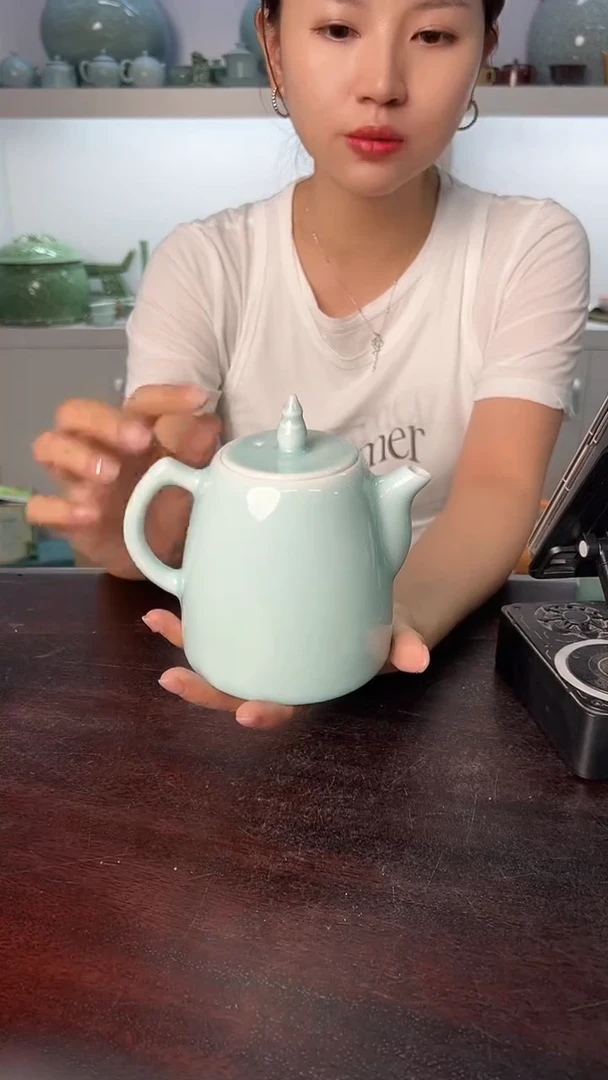 龙泉云间青瓷小米茶器