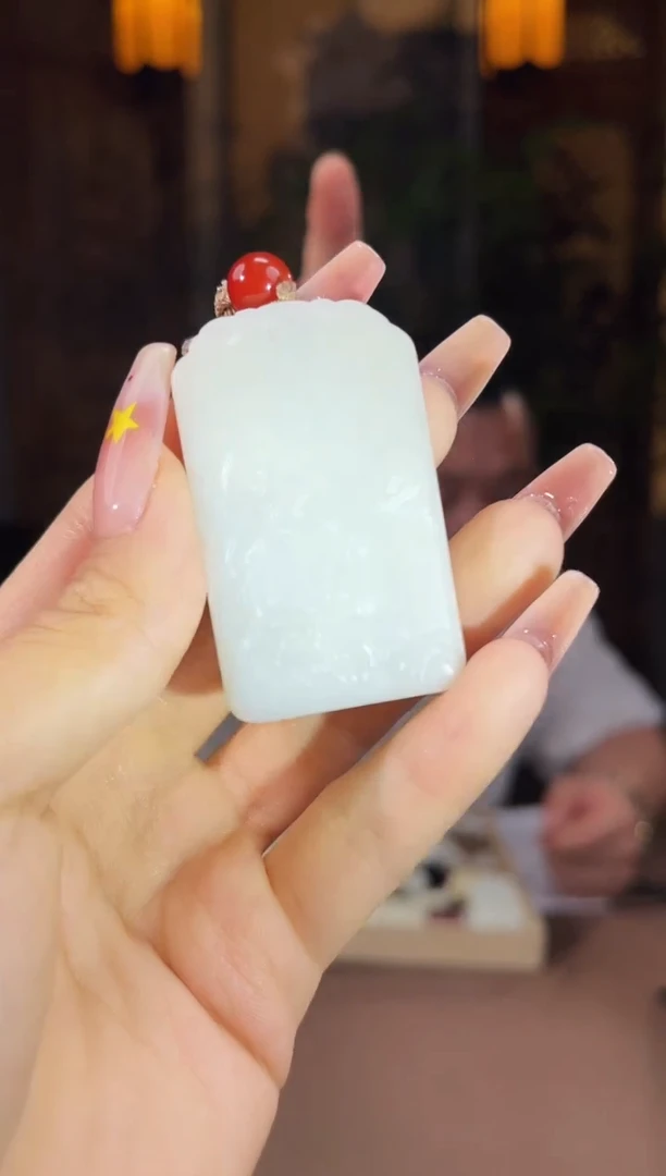 和田玉未镶嵌颈饰S017