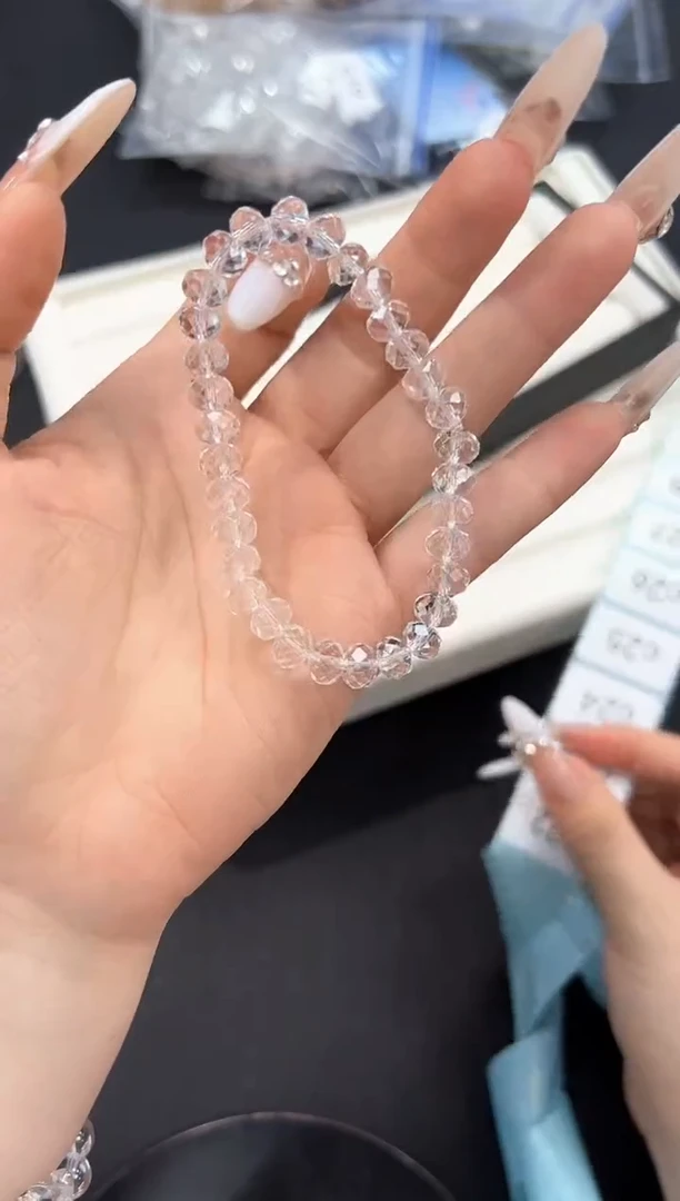 水晶手链未镶嵌22c多样性发其一【1条】默认微瑕