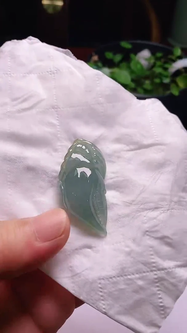 翡翠未镶嵌颈饰萧*吊坠