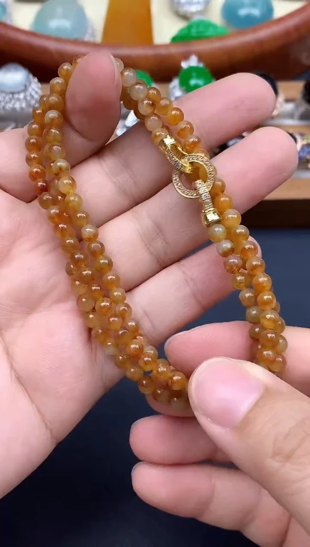 颈饰未镶嵌翡翠368-中国好珍宝