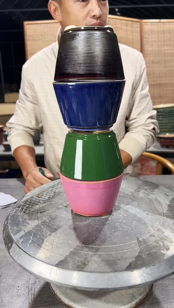 用****710号高温窑变两组蓝绿