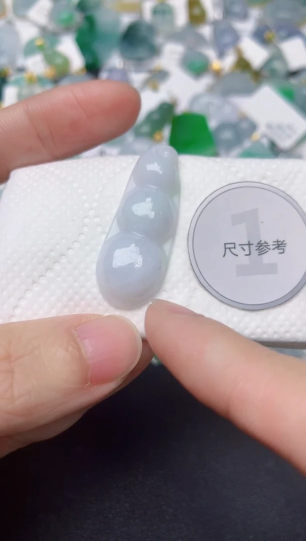 颈饰未镶嵌翡翠天然缅甸A货翡翠