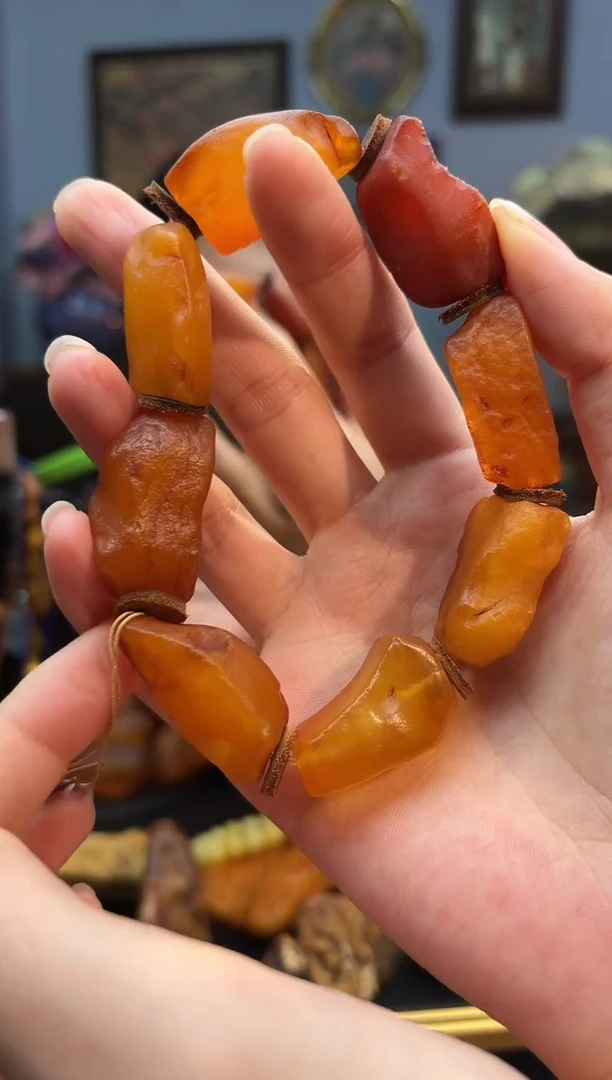 手串琥珀未镶嵌手串