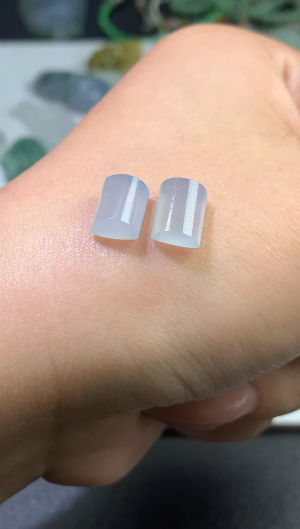 未镶嵌定制翡翠毛货 9.7*4.7*7.4