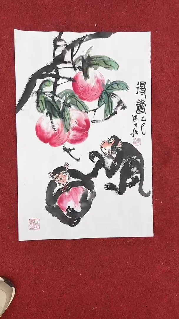 国画周大拙/国画/花鸟
