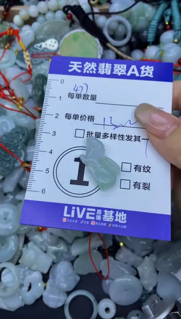 颈饰未镶嵌翡翠天然翡翠A货批量多样性发一件
