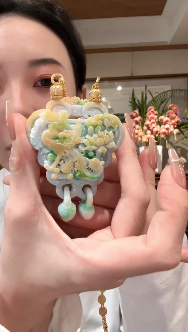 【闪购商品】翡翠颈饰未镶嵌国风
