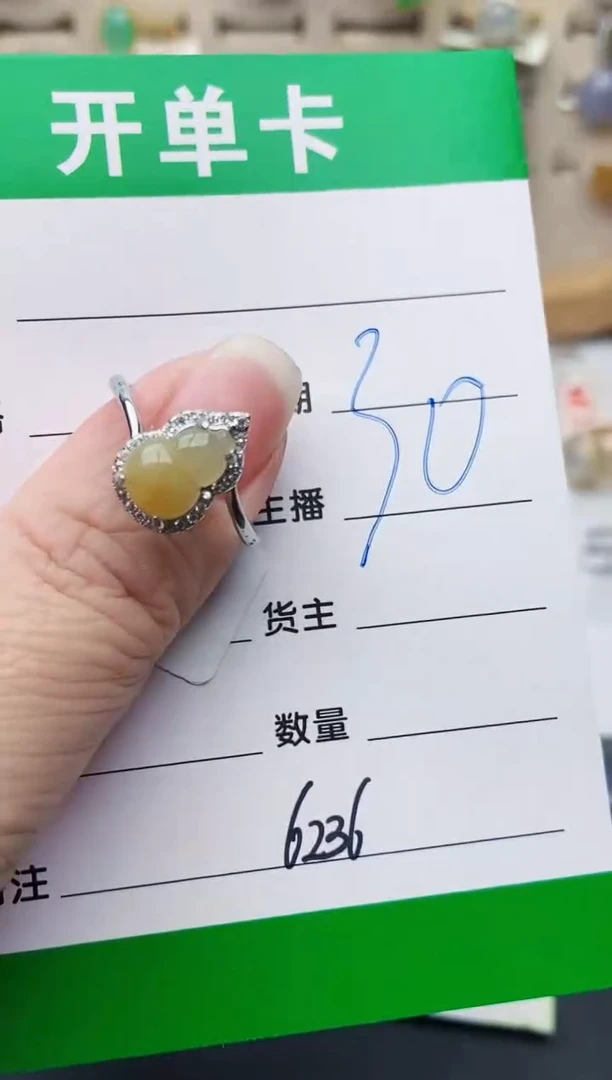 颈饰银S925镶嵌翡翠6236