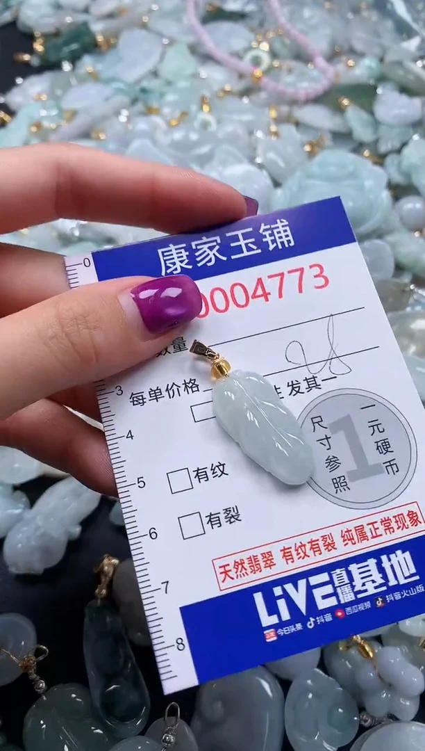 颈饰未镶嵌翡翠4773