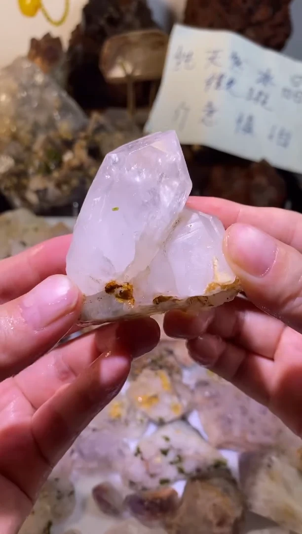 未镶嵌珠宝半成品水晶4号100g四川超七花园水晶